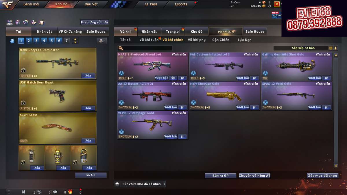 shop acc cf uy tin gia re